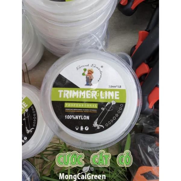 Cuộn Cước Cắt Cỏ Vuông Tròn 3-4mm 60m 0,5kg  .