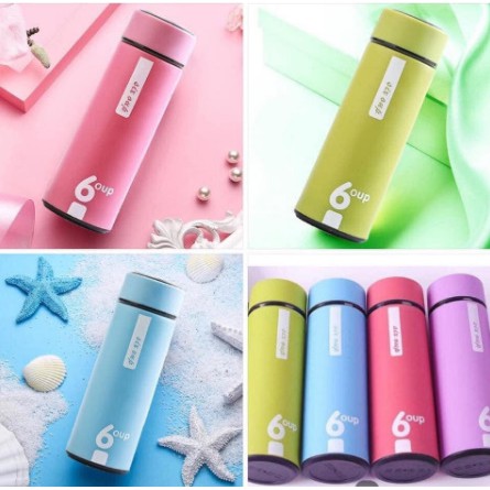 BÌNH ĐỰNG NƯỚC LÕI THỦY TINH BỌC NHỰA 6OUP 500ML, AN TOÀN, CHỐNG VA ĐẬP, CHỐNG VỠ