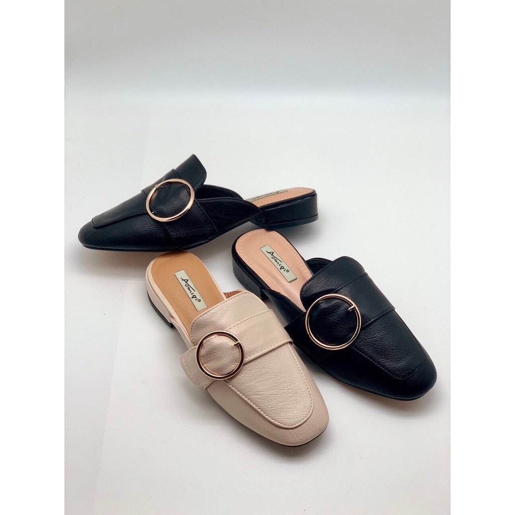 Dép sục nữ khoá tròn đế kép ( hàng loại 1 )