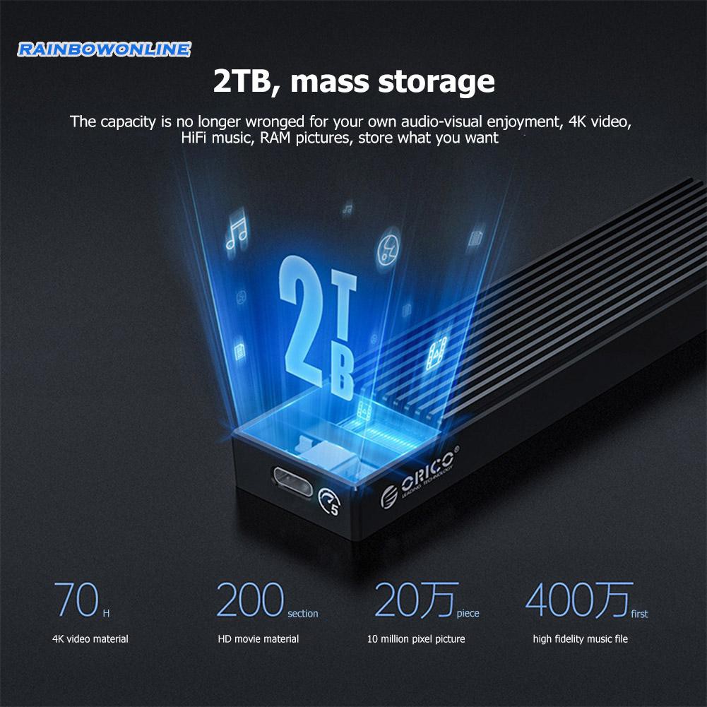 Hộp Đựng Ổ Cứng Orico M2Pf-C3 M.2 Ngef Ssd 5gbps | BigBuy360 - bigbuy360.vn