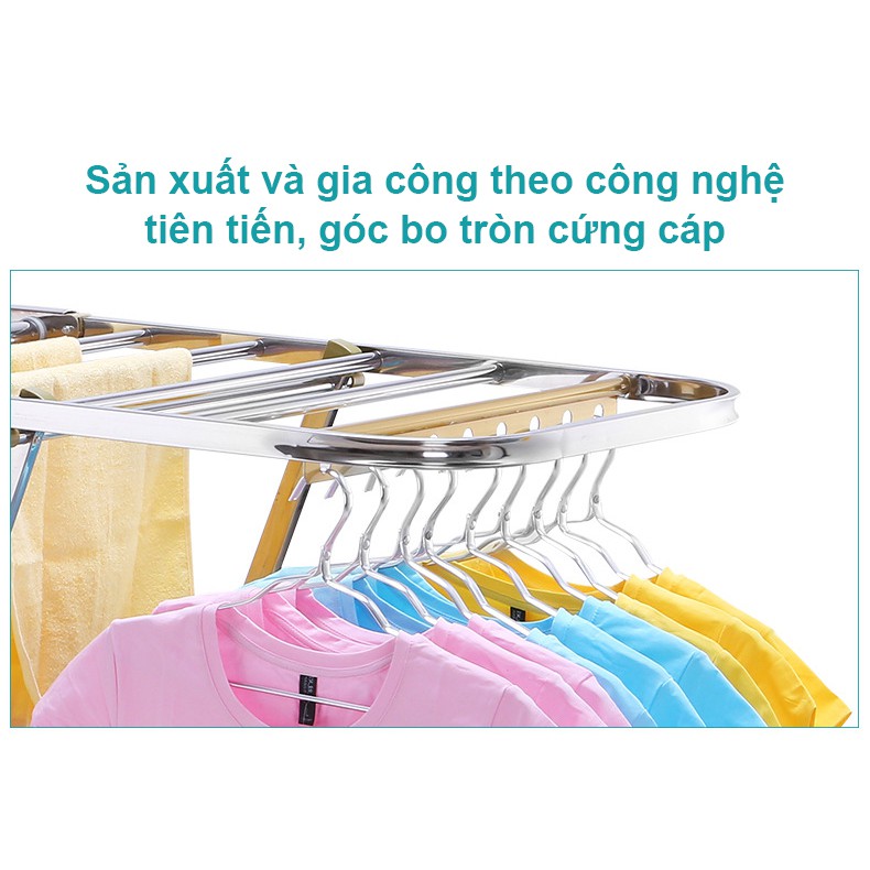 Giàn phơi để sàn thế hệ mới NIKITA NKT815B - có chổ để giày vớ siêu bền