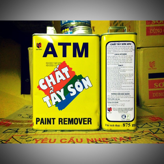 Hóa Chất tẩy sơn ATM trên sắt gỗ nhựa 875 ml