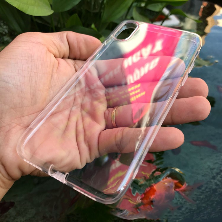 Ốp lưng iPhone X Silicon hiệu Oucase - (Trong suốt)