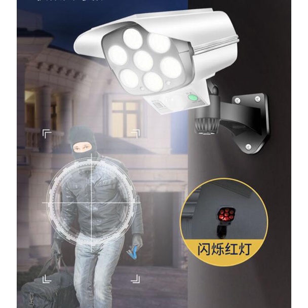 Đèn Led Năng Lượng Mặt Trời Chống Thấm Nước Cảm Biến Chuyển Động PIR Cho Gara Sân Vườn