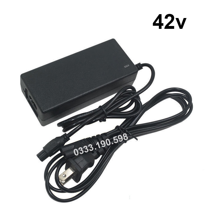 Sạc 42V , Sạc 63V xe điện cân bằng 2 bánh Sạc xe Drift 3 bánh Sạc pin xe cân bằng Giắc tròn 3 chấu có đèn báo đầy