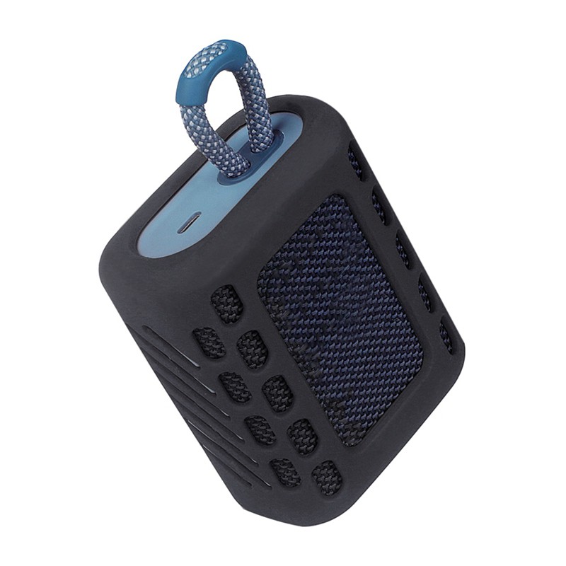 Silicone Protective Cover for JBL GO 3 Bluetooth Speaker (Black)