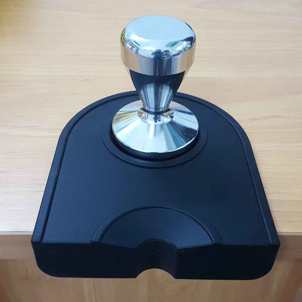 Tamper nén cà phê máy espresso tay cầm Inox - Dụng cụ cafe