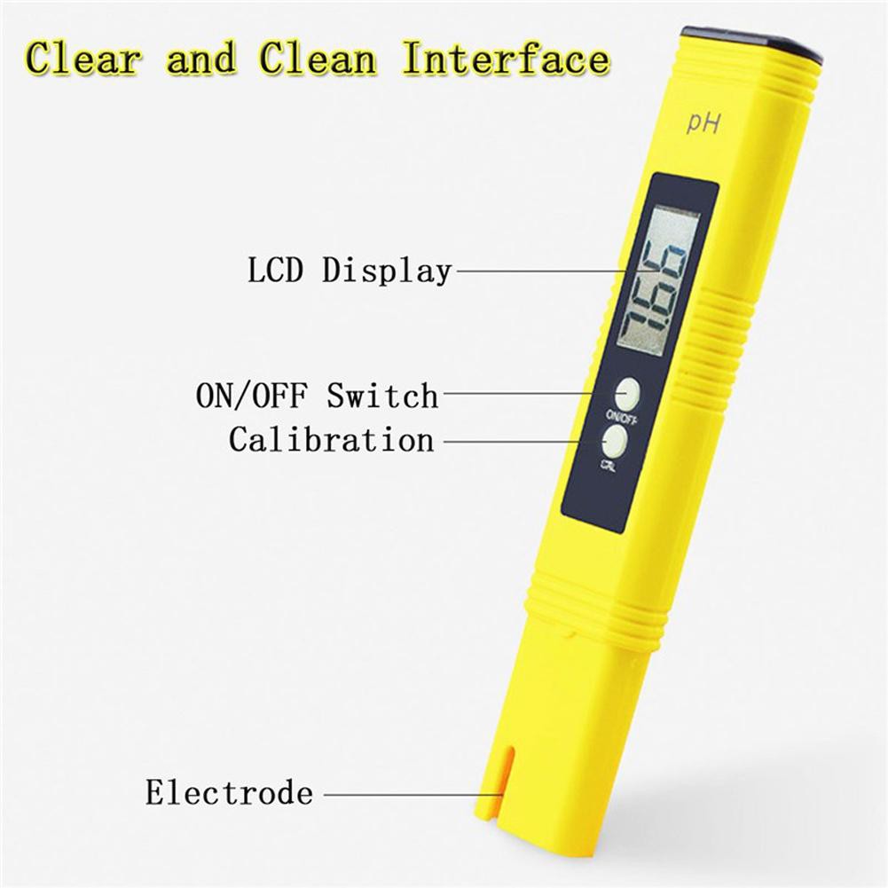 Bút Đo Độ Ph Của Nước Với Màn Hình Hiển Thị Lcd