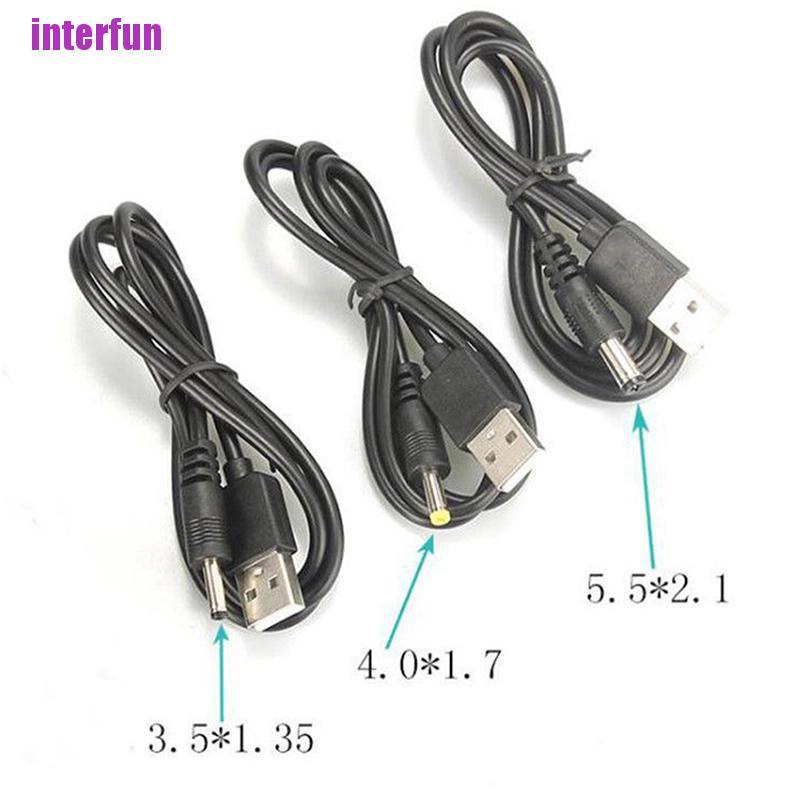 Cáp Chuyển Đổi Cổng Usb Sang 2.5 3.5 4.0 5.5mm 5v Dc Chuyên Dụng