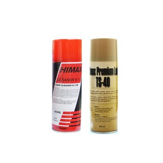 Combo HIMAX® FOAM CLEANER K-11W và Vệ sinh sên, bôi trơn chống rỉ TS-40