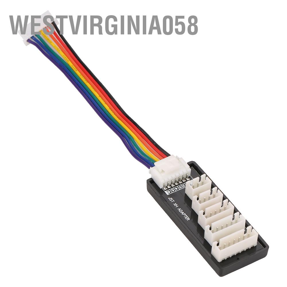 Westvirginia058 JST XH Adapter Balance Charging Expansion Board Parallel  for 2S-6S LiPo Battery