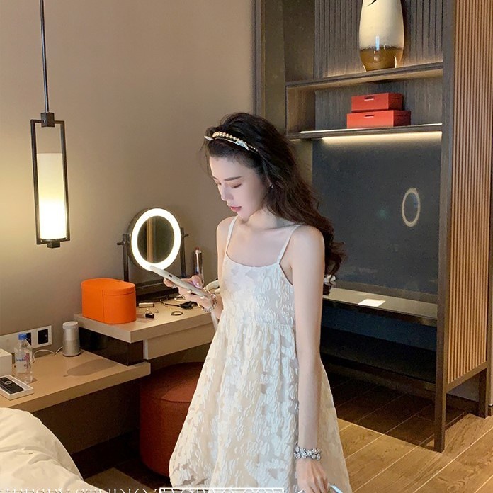 Đầm Tay Phồng Họa Tiết Sọc Caro Thiết Kế Mới Quyến Rũ Thời Trang Dành Cho Nữ 2022