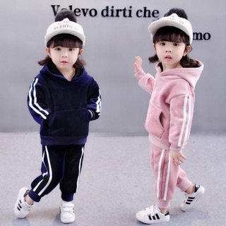 Bộ nhung nỉ cho bé- kèm ảnh thật