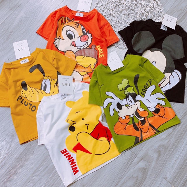 ❤️ Combo 5 Áo phông thú siêu cute cho các bé nhà mình nào. ✅ Chất cotton💯% xịn sò các mẹ khỏi lo con bị nóng nhé . Bé