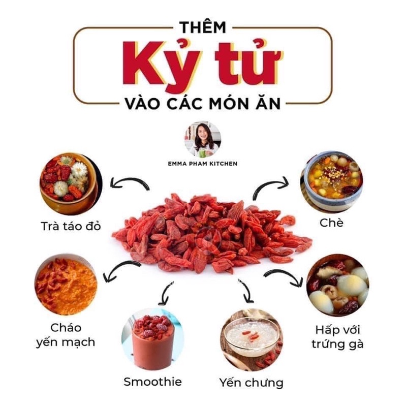 Hạt kỳ tử hữu cơ cao cấp Flores Farm - 100g