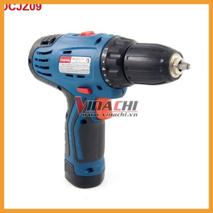 Máy Khoan Pin - Máy Khoan Pin Dongcheng DCJZ09-10 dùng để bắt vít treo tranh ảnh, sửa cánh cửa tủ hay giá treo đồ...