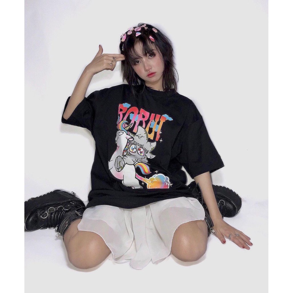 Áo Thun Local Brand BoBui Nam Nữ Tay Lỡ Oversize Full Mạc | BigBuy360 - bigbuy360.vn