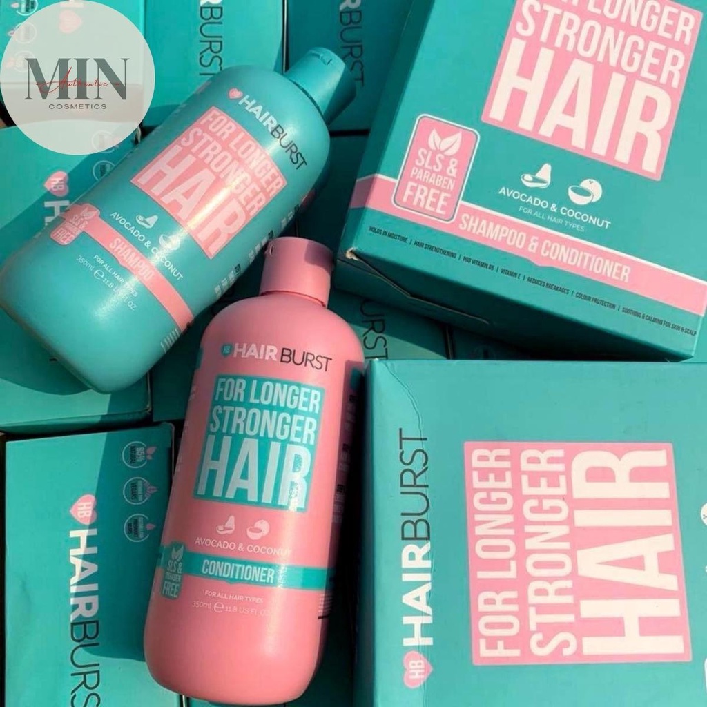 Bộ Dầu Gội Xả Kích Thích Tóc Mọc Dài &  Chắc Khỏe Hairburst For Longer Stronger Hair 350ml/chai