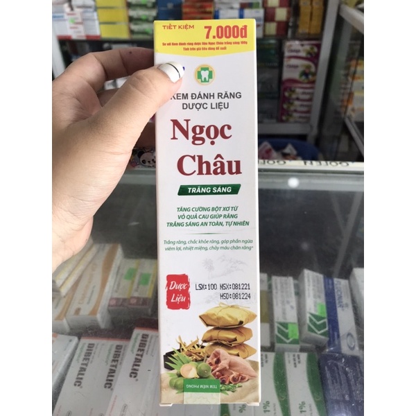 KEM ĐÁNH RĂNG NGỌC CHÂU TRẮNG SÁNG  - GIÚP RĂNG TRẮNG SÁNG KHOẺ MẠNH