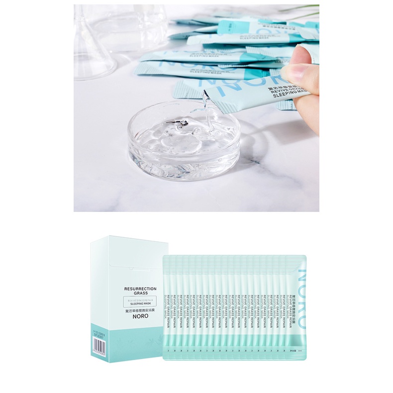 Mặt Nạ Ngủ Noro Sáng Da Phục Hồi Da Nâng Cơ Mặt Dưỡng Ẩm Da Luxuka NR03 (4ml)