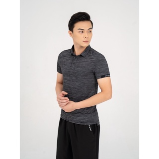 Áo polo thể thao nam active melange in phản quang dáng đẹp sam5009