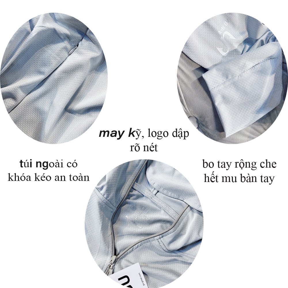 ÁO CHỐNG NẮNG GU CAO CẤP NGĂN 99% TIA UV PHIÊN BẢN NỮ,  CÓ KHÓA SAU MŨ THỜI TRANG | BigBuy360 - bigbuy360.vn