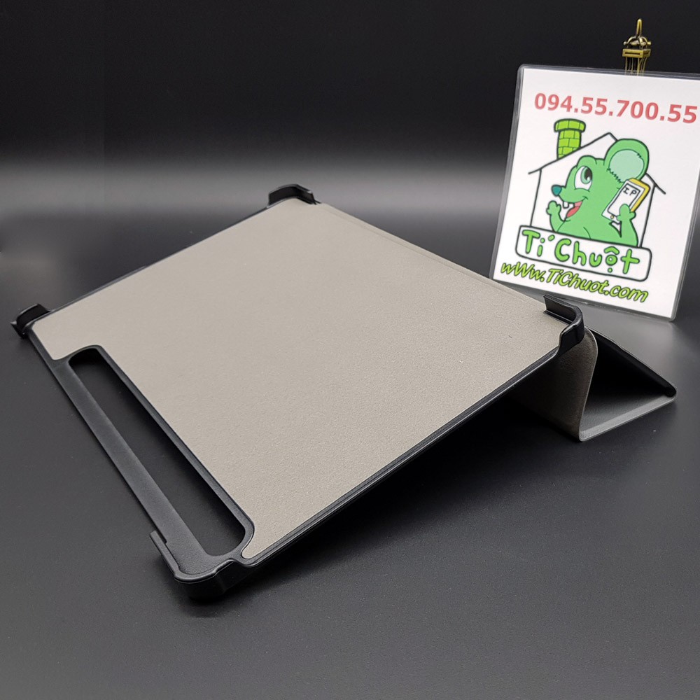 [Ảnh Thật] Bao da Samsung Tab S7 Plus/ S7 FE/ S8 Plus 12.4&quot; Gấp 3 Khúc Lưng Cứng Có Nam Châm