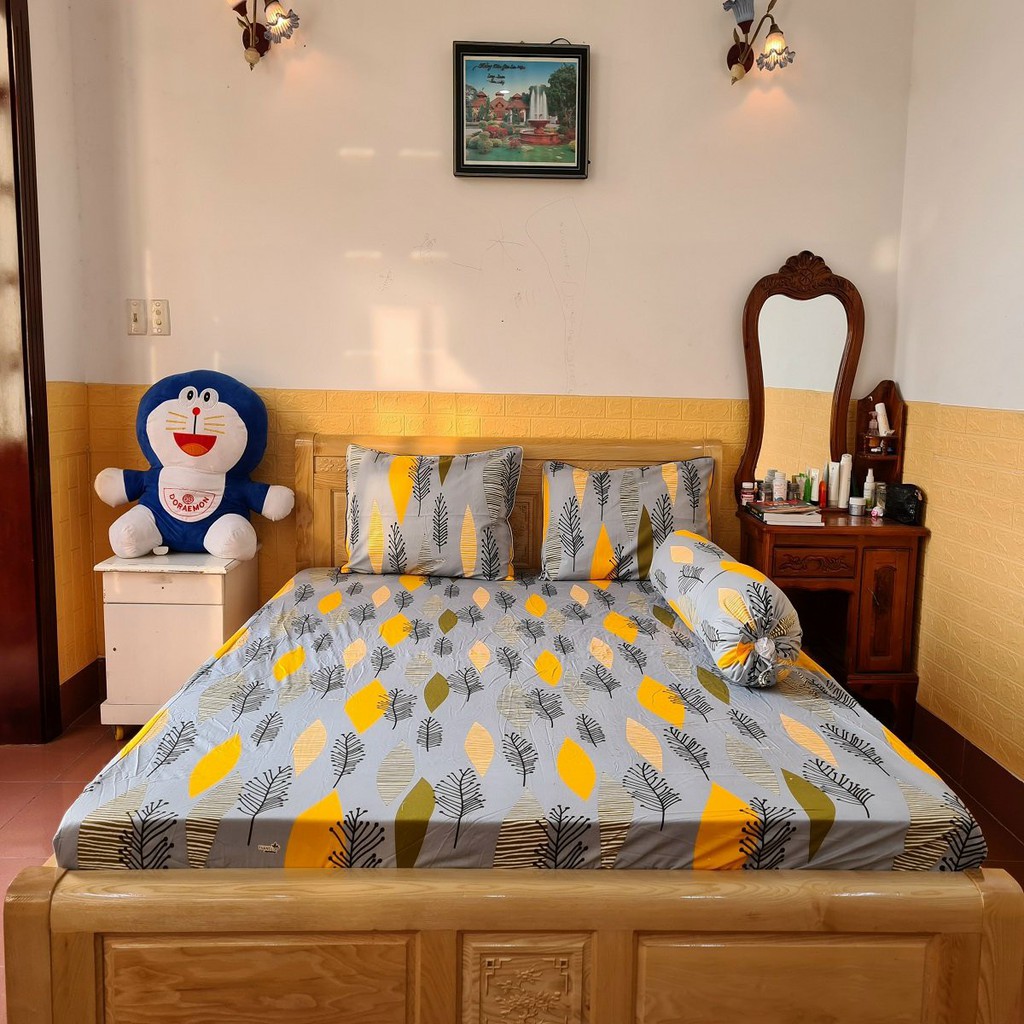 bộ drap 1m4 Cotton Thắng Lợi 1m4 -chát với shop để chọn mẫu mới nhất