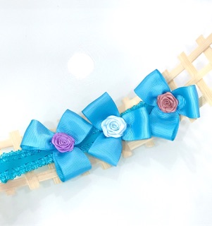 Băng đô thun ruy băng handmade cho bé
