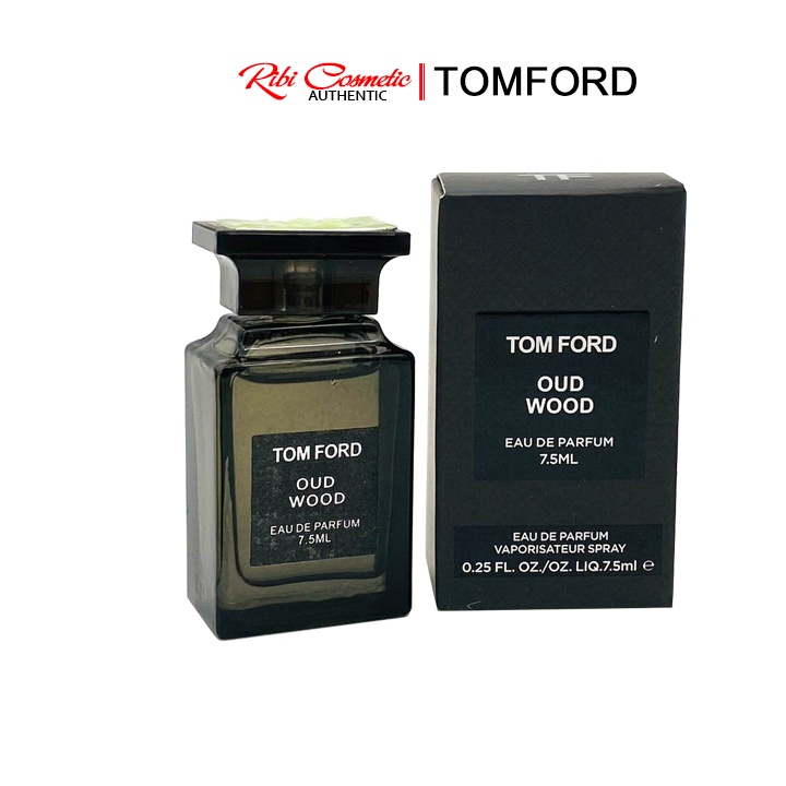 Nước hoa unisex nam nữ Tom Ford OUD Wood 7.5ml Hương Trầm .Thơm lưu hương lâu 6-8 giờ, chính hãng 100% . Ribi cosmetics.