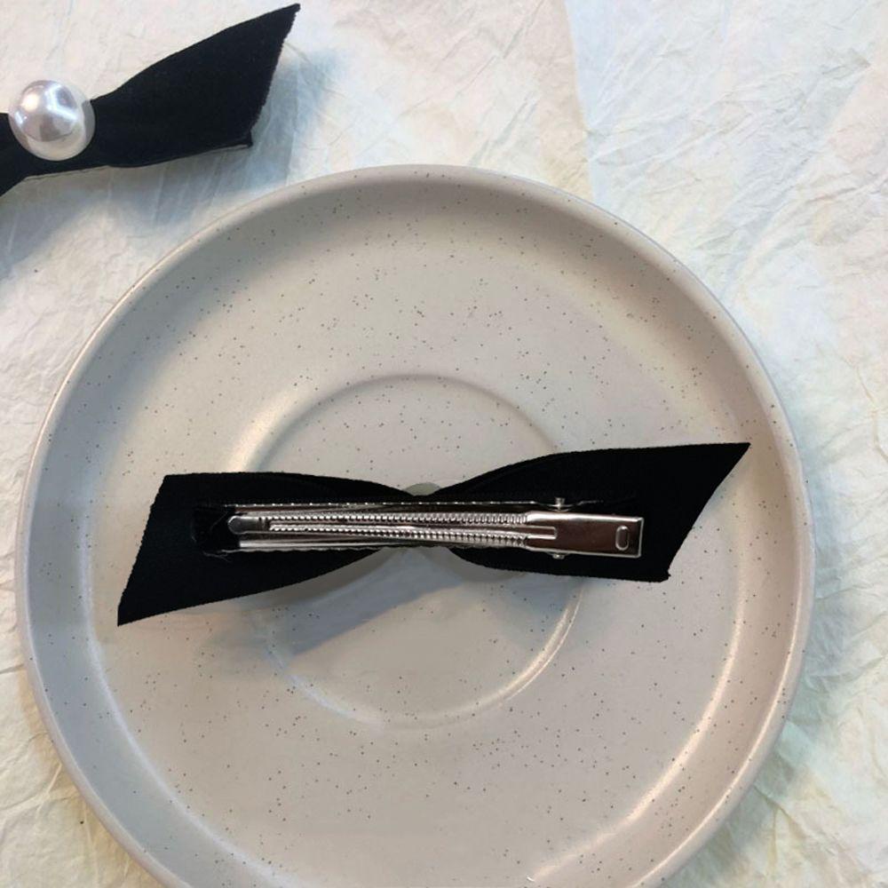 NICKOLAS Kẹp Tóc Vải Nhung Thiết Kế Đơn Giản Dễ Thương Thời Trang Thu Đông Cho Nữ