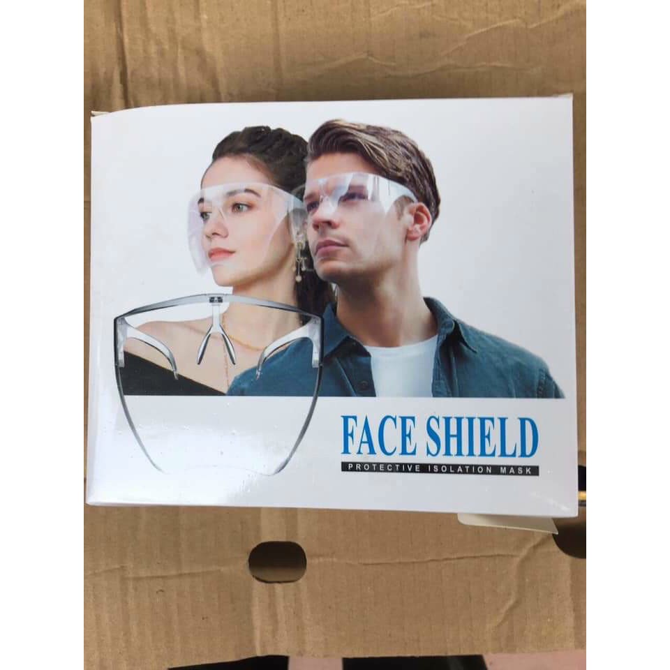 Mắt kính phòng dịch FACE SHIELD chống giọt bắn che hết khuôn mặt , bảo hộ chống bụi gió đi đường THỜI TRANG