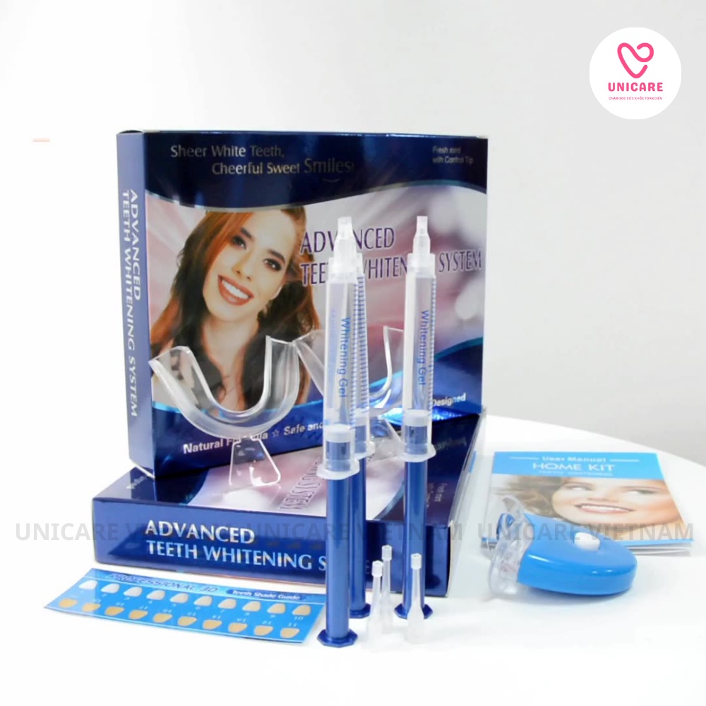 Máy tẩy trắng răng SmileKit Advanced S1 - Bộ kit tẩy trắng răng tại nhà tiện lợi, siêu nhỏ gọn - TẶNG kèm 3 ống gel