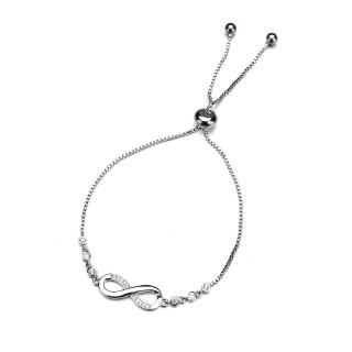 Lovely Stone Plated Silver Bracelet