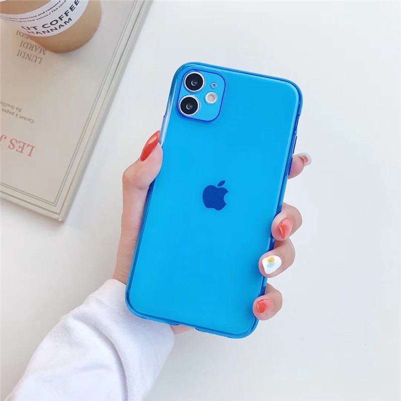 Ốp điện thoại silicon mềm trong suốt cho iPhone 11 Pro Max Xs Max Xr 6 6S 7 8 Plus