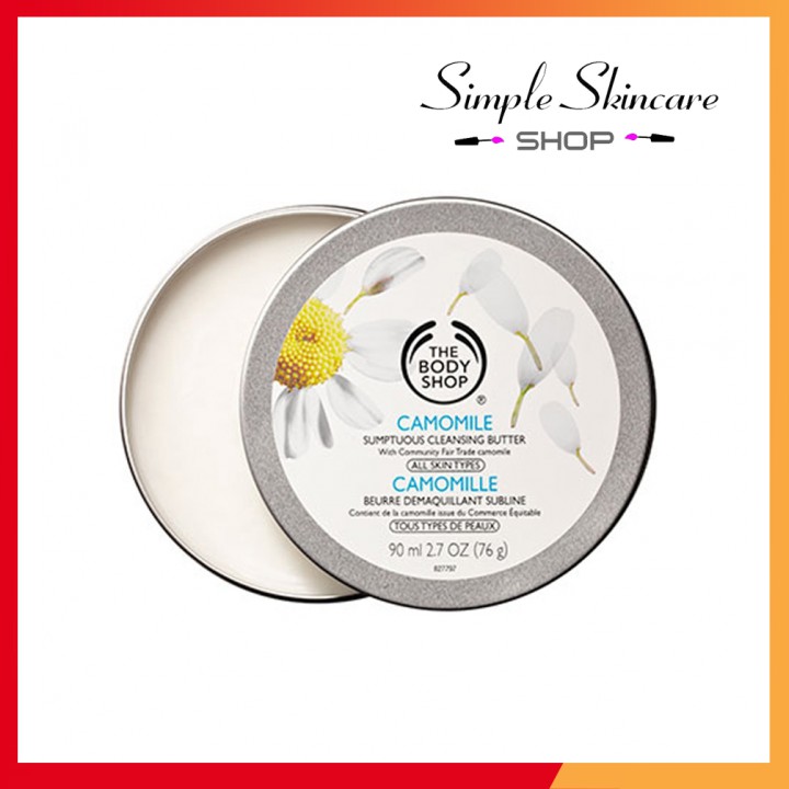 [Cam Kết Auth] Sáp Tẩy Trang Camomile Sumptuous Cleansing Butter The Body Shop 90g