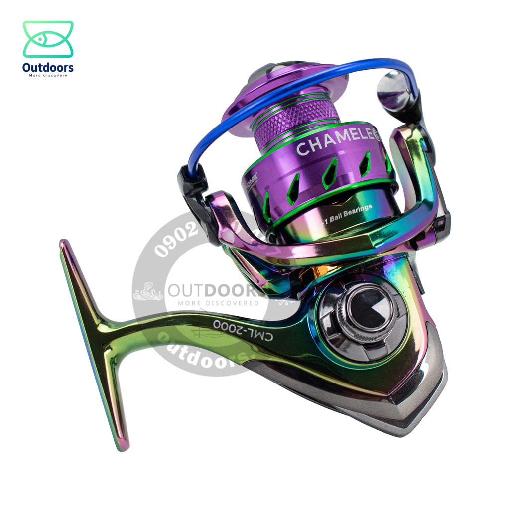 Combo Cần câu máy KW Explorer Lure S M và Máy câu đứng Pioneer Chameleon CML đủ size