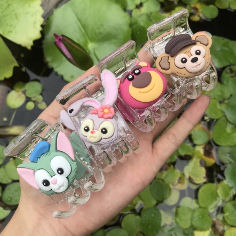 Kẹp Tóc Càng Cua 3 Răng 5 Răng Hoạt Hình Dễ Thương