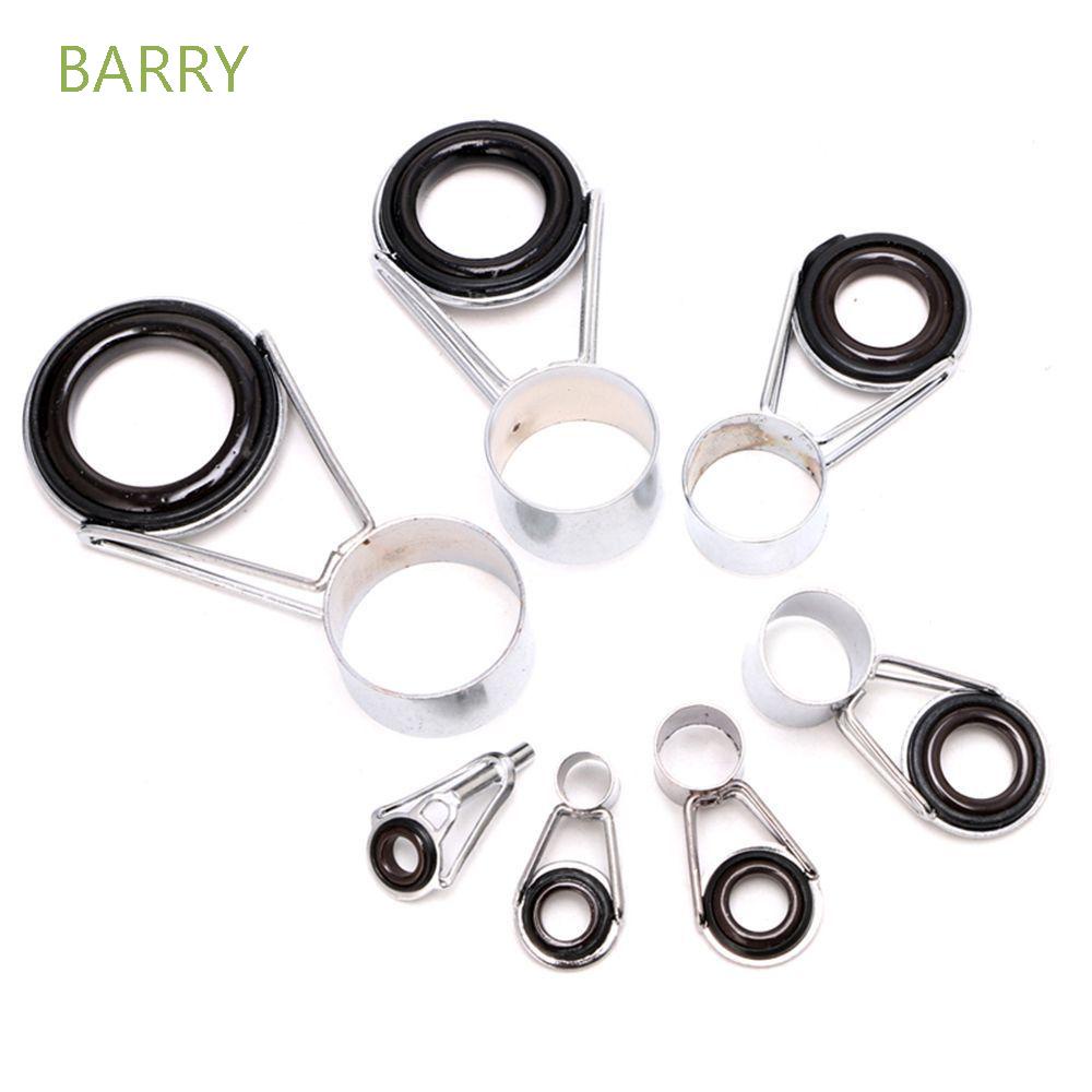 Set 7 Vòng Xỏ Dây Câu Cá 7 Kích Thước Bằng Thép Không Gỉ