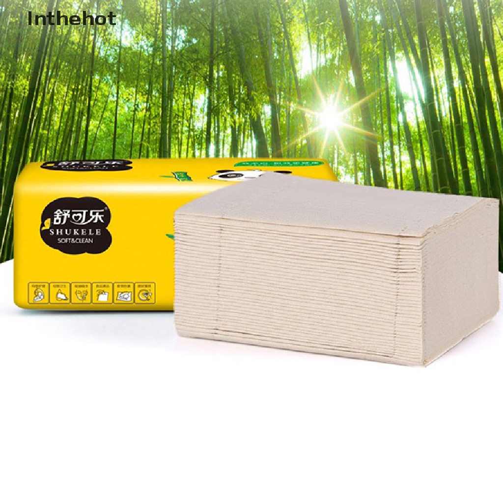 Set 60 Khăn Giấy Bằng Tre Mềm Mại Tiện Dụng