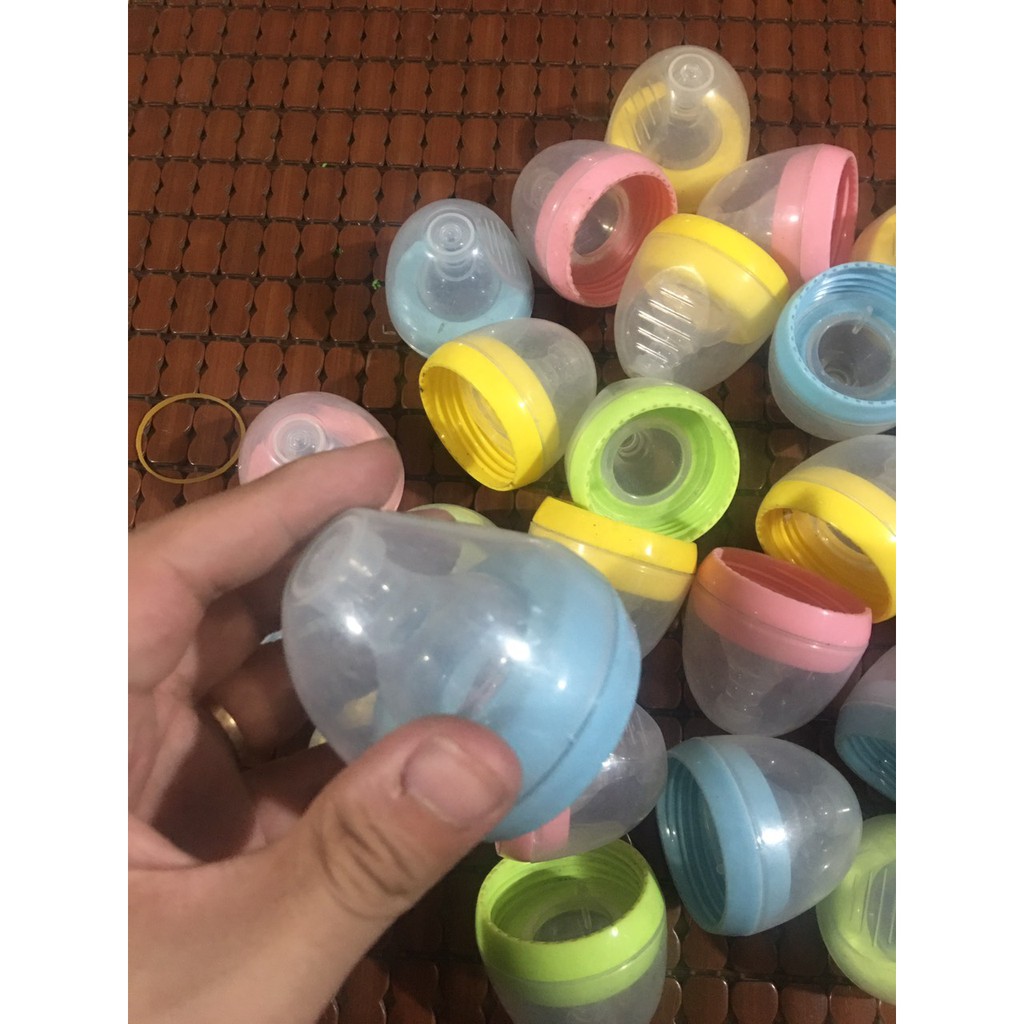 Bộ nắp đậy, vòng cổ, núm ti bình sữa tiêu chuẩn BQSHOP