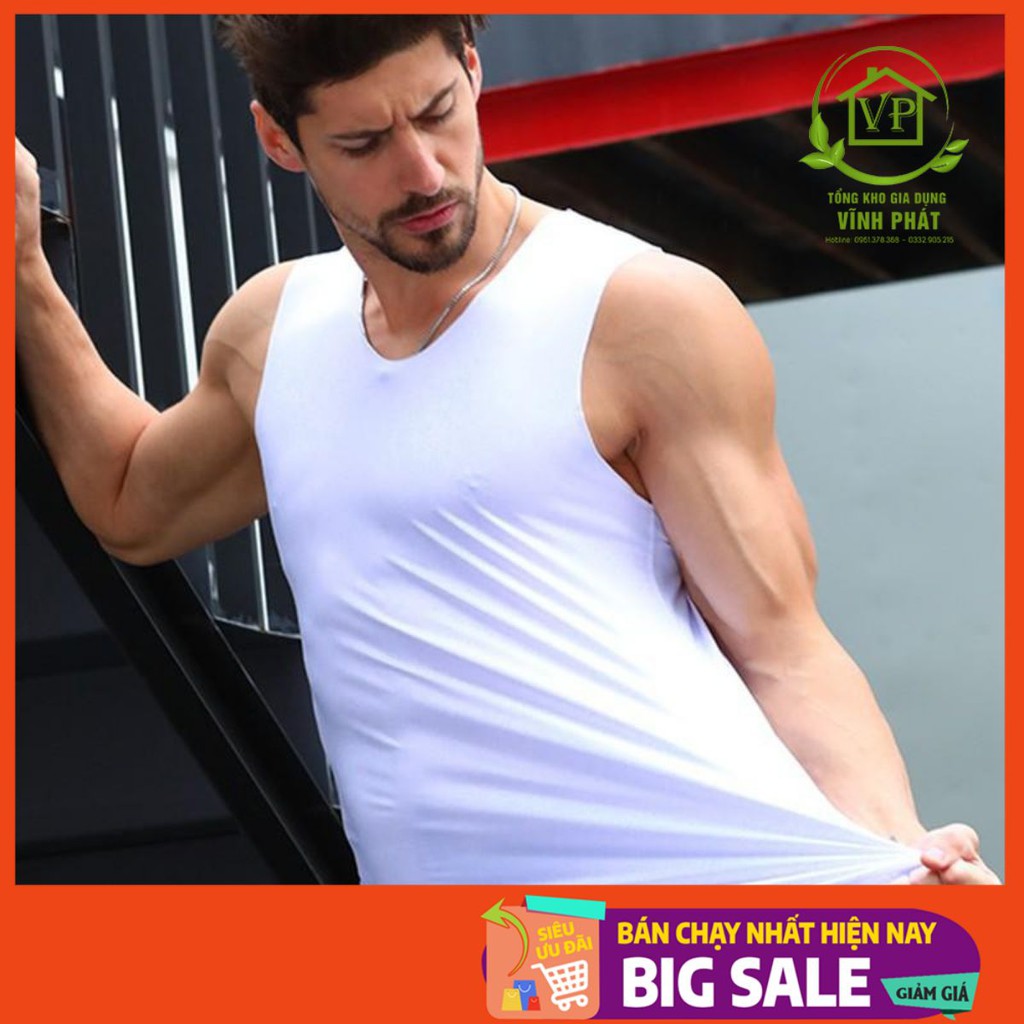 Áo Ba Lỗ Tank Top Mau Khô Không Đường May Cao Cấp