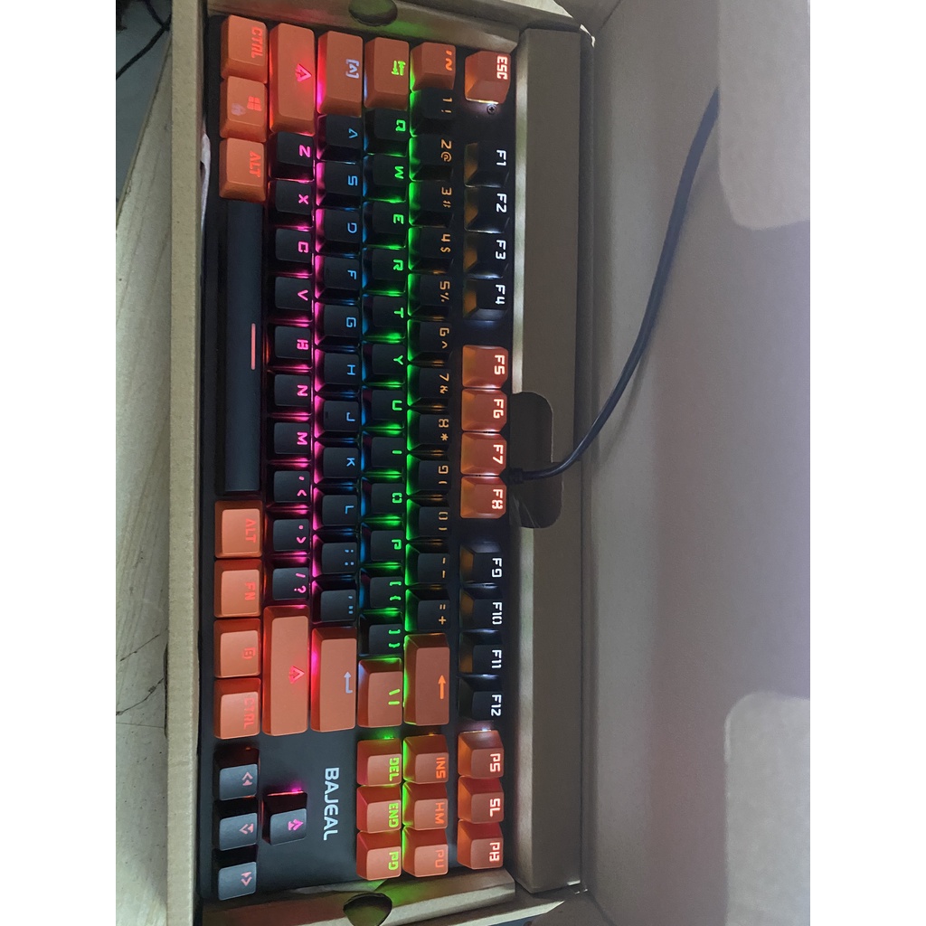 Bàn phím cơ gaming Bajeal K200 Pro ,Led rainbow phù hợp cho PC và Laptop