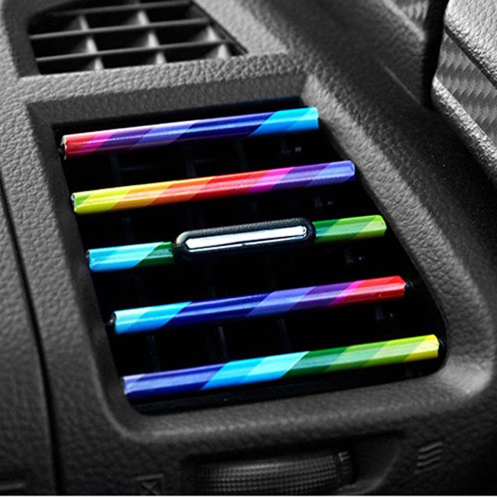 Set 10 Dải Dán Trang Trí Lỗ Thông Gió Xe Hơi DIY