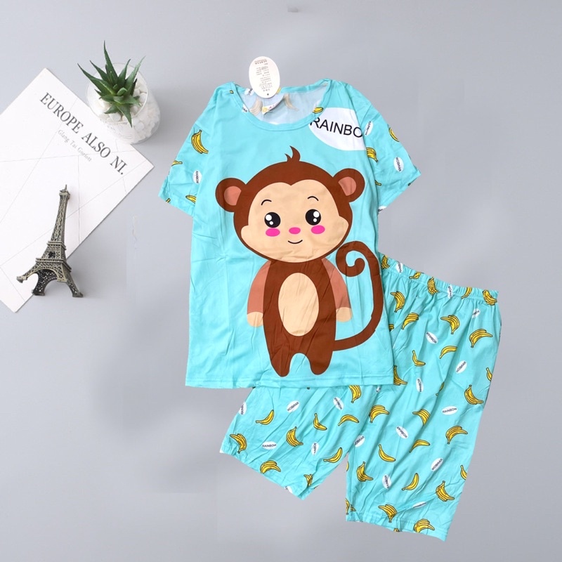 Bộ ngủ zoo hoạt hình cute . Freeship Extra