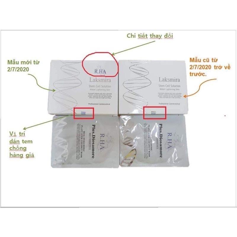 Tế Bào Gốc Laksmira mẫu mới nhất thêm Ha ống 5ml Hàn Quốc