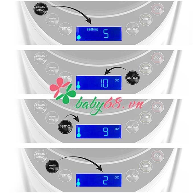 Máy pha sữa Baby Brezza Formula Pro Advanced thế hệ thứ 2