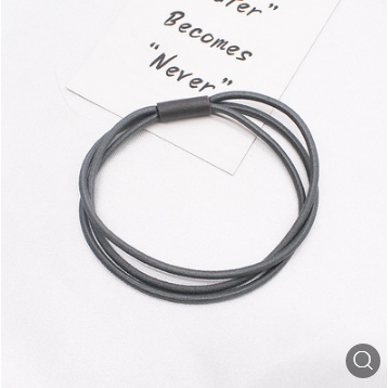 Dây buộc tóc co giãn thiết kế đơn giản dành cho nữ