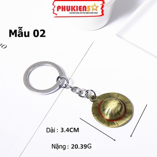 Móc khóa Đảo Hải Tặc - Thuyền trưởng Luffy  cùng các đồng đội - chất liệu hợp kim cực đẹp(P2)
