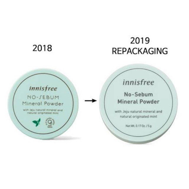 Phấn phủ Innisfree No-Sebum Mineral Powder 5G